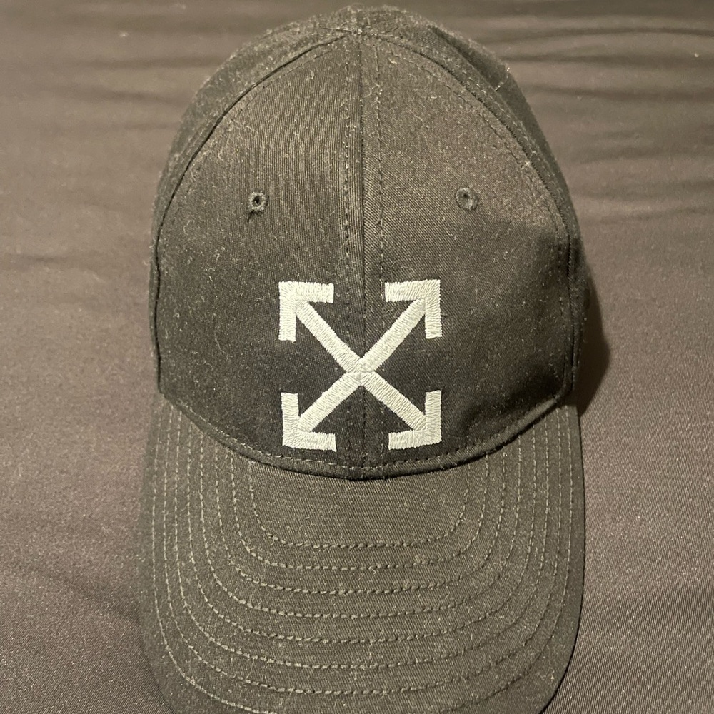 off white single arrow cap